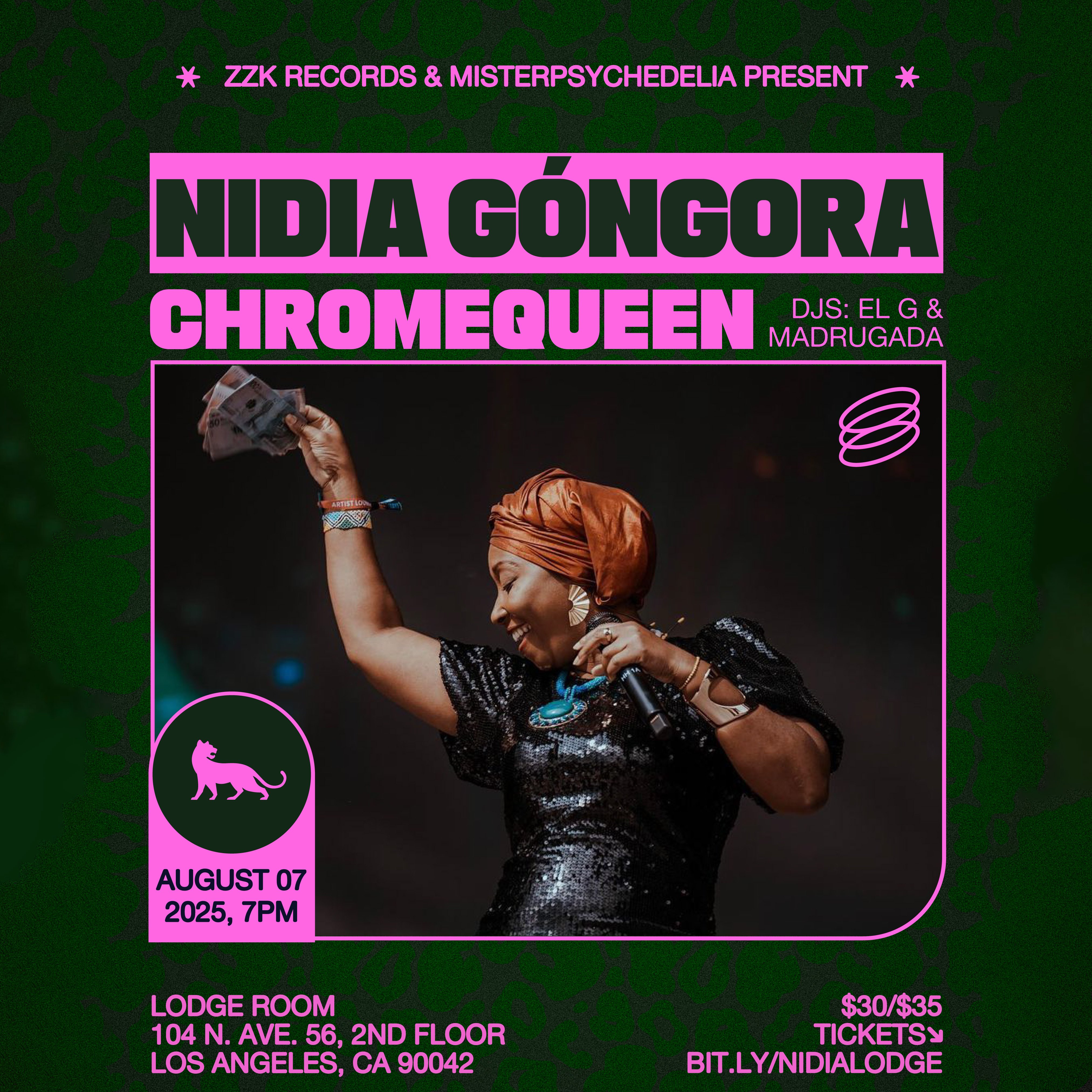 Nidia Gongora at Lodge Room on Thursday, August 7th