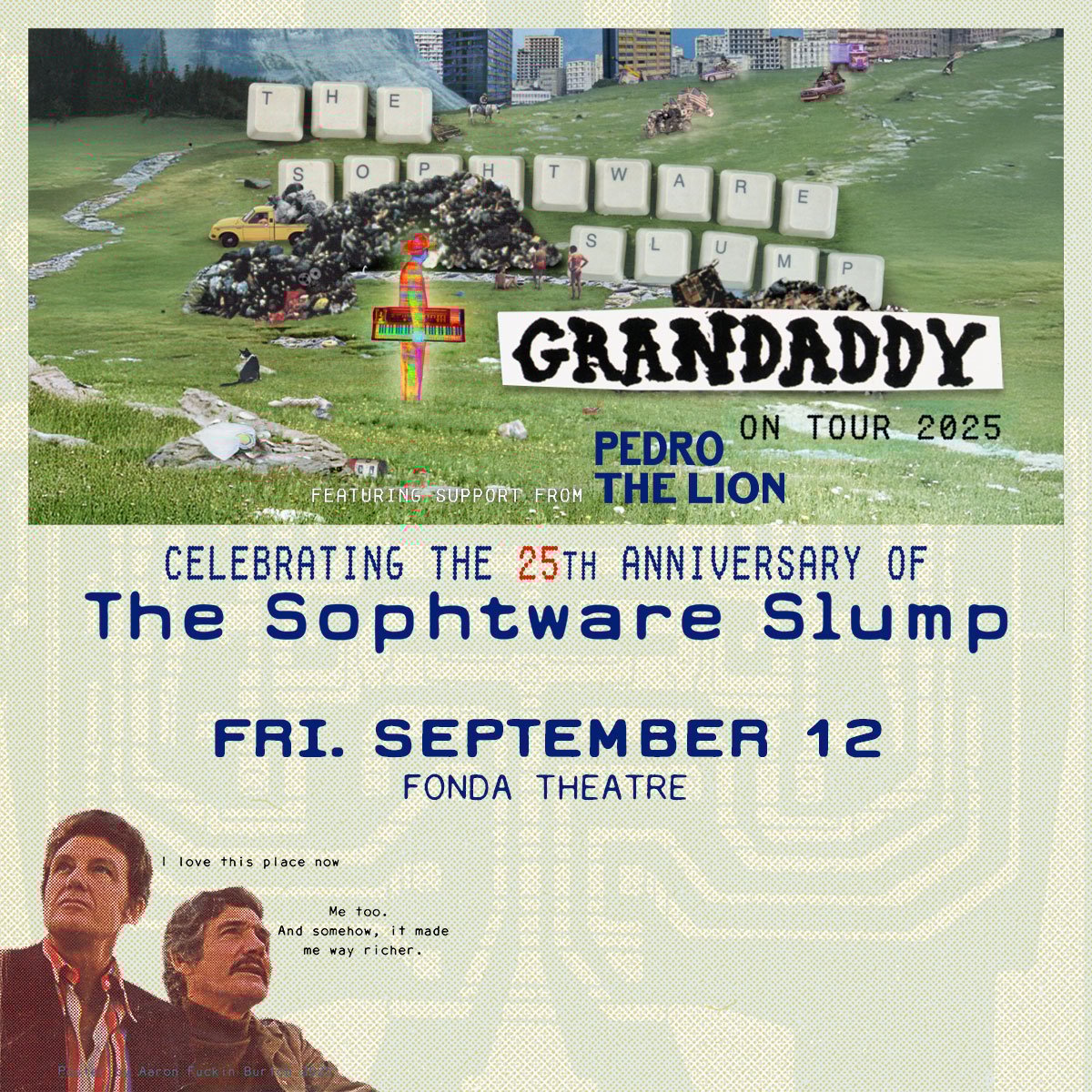 Grandaddy at The Fonda on Friday, September 12th