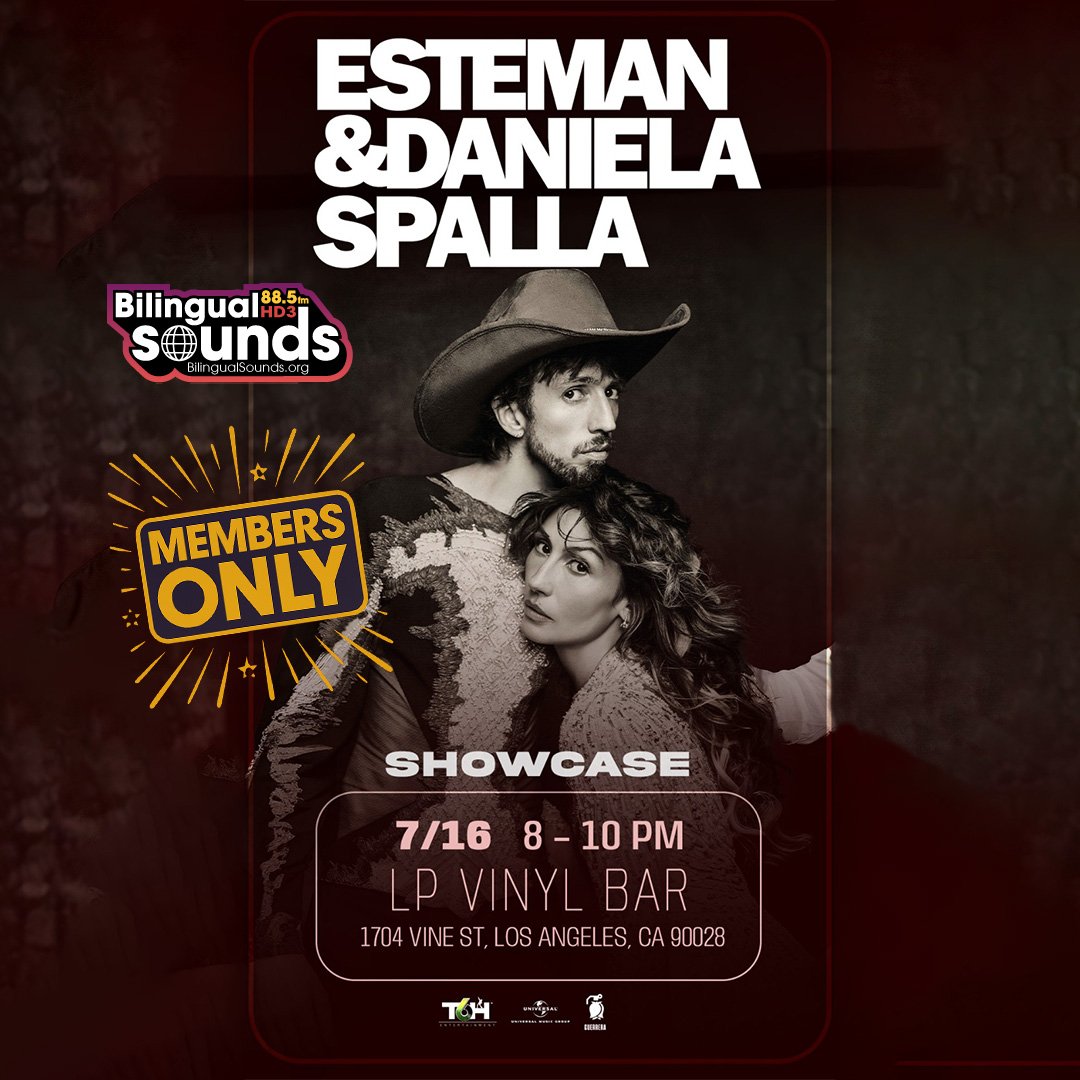 MEMBERS ONLY: Esteman & Daniela Spalla *Exclusive Showcase* at LP Vinyl Bar on Wednesday, July 16th