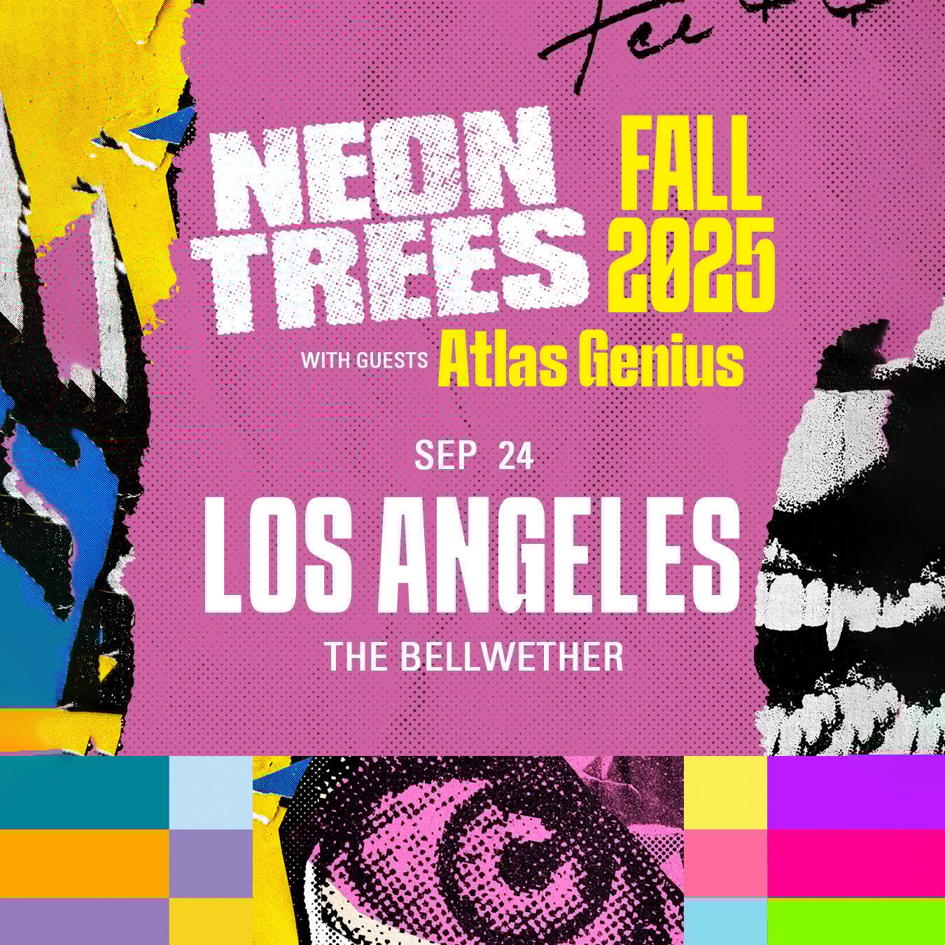 MEMBERS ONLY: Neon Trees at The Bellwether on Wednesday, September 24th