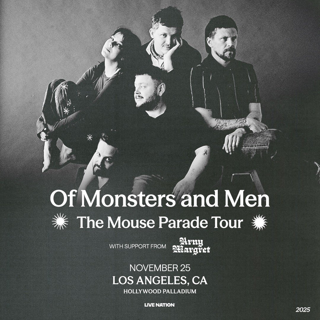 MEMBERS ONLY: Of Monsters And Men at Hollywood Palladium on Tuesday, November 25th