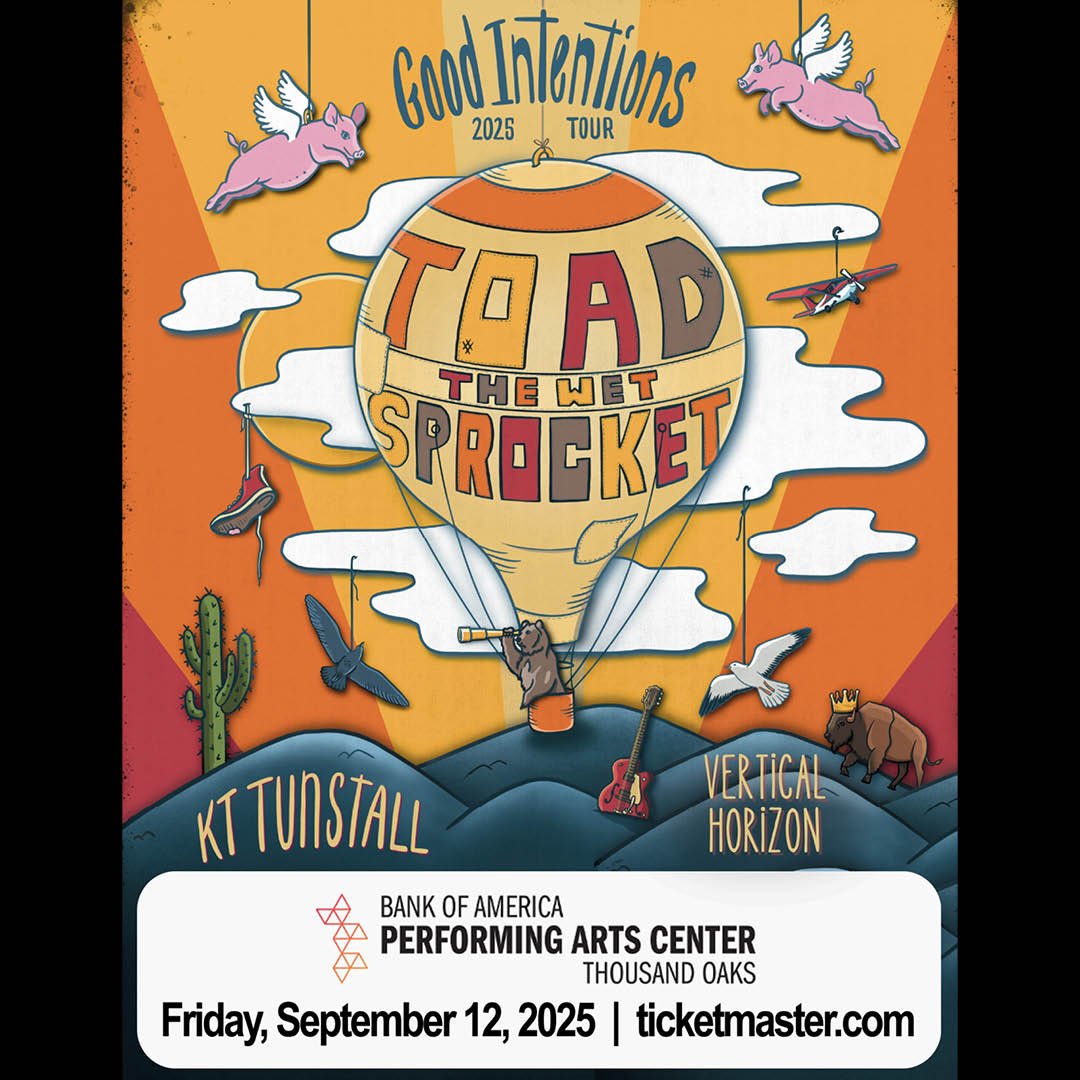 Toad The Wet Sprocket w/ KT Tunstall at Bank of America Performing Arts Center on Friday, September 12th