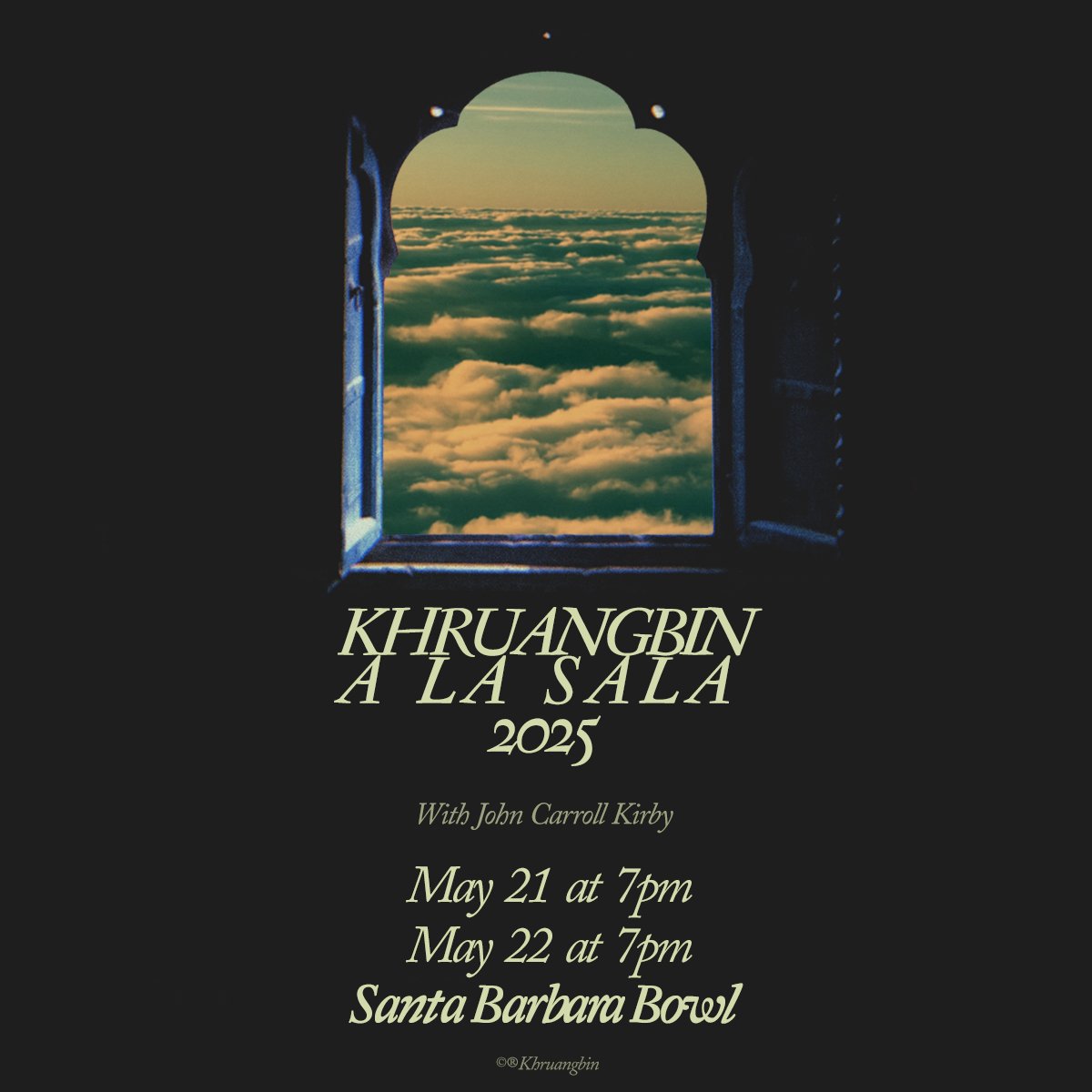 MEMBERS ONLY: Khruangbin at Santa Barbara Bowl on Wednesday, May 21st