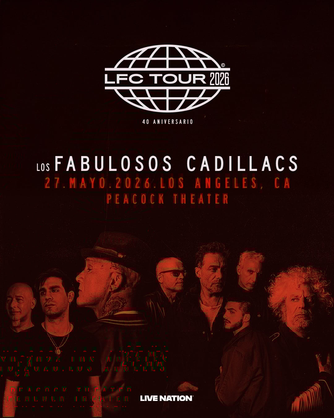 Los Fabulosos Cadillacs celebrate their 40th anniversary at the Peacock Theatre on Wednesday, May 27