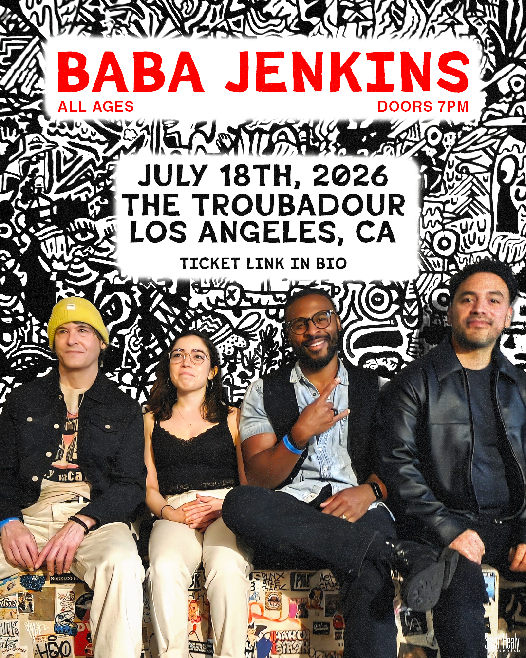 Baba Jenkins at Troubadour on Saturday, July 18