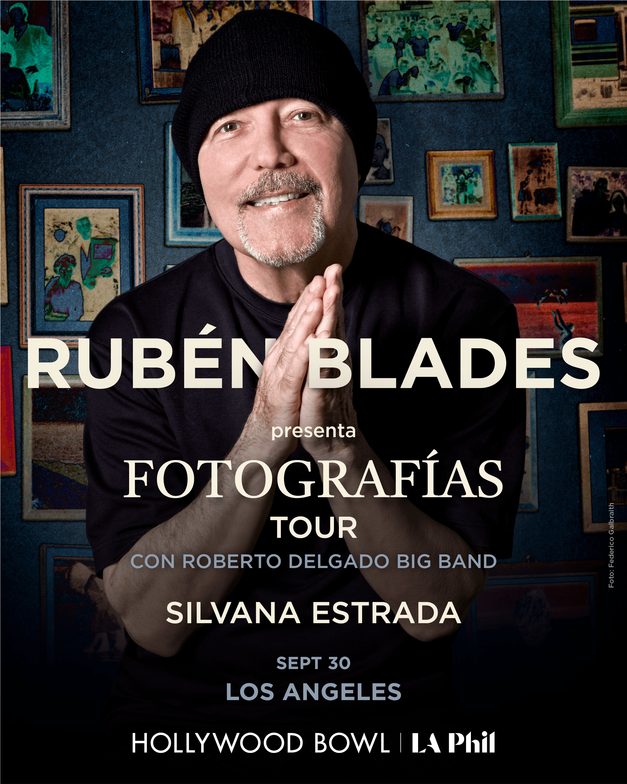 Ruben Blades with SIlvana Estrada at the Hollywood Bowl on Thursday, September 30