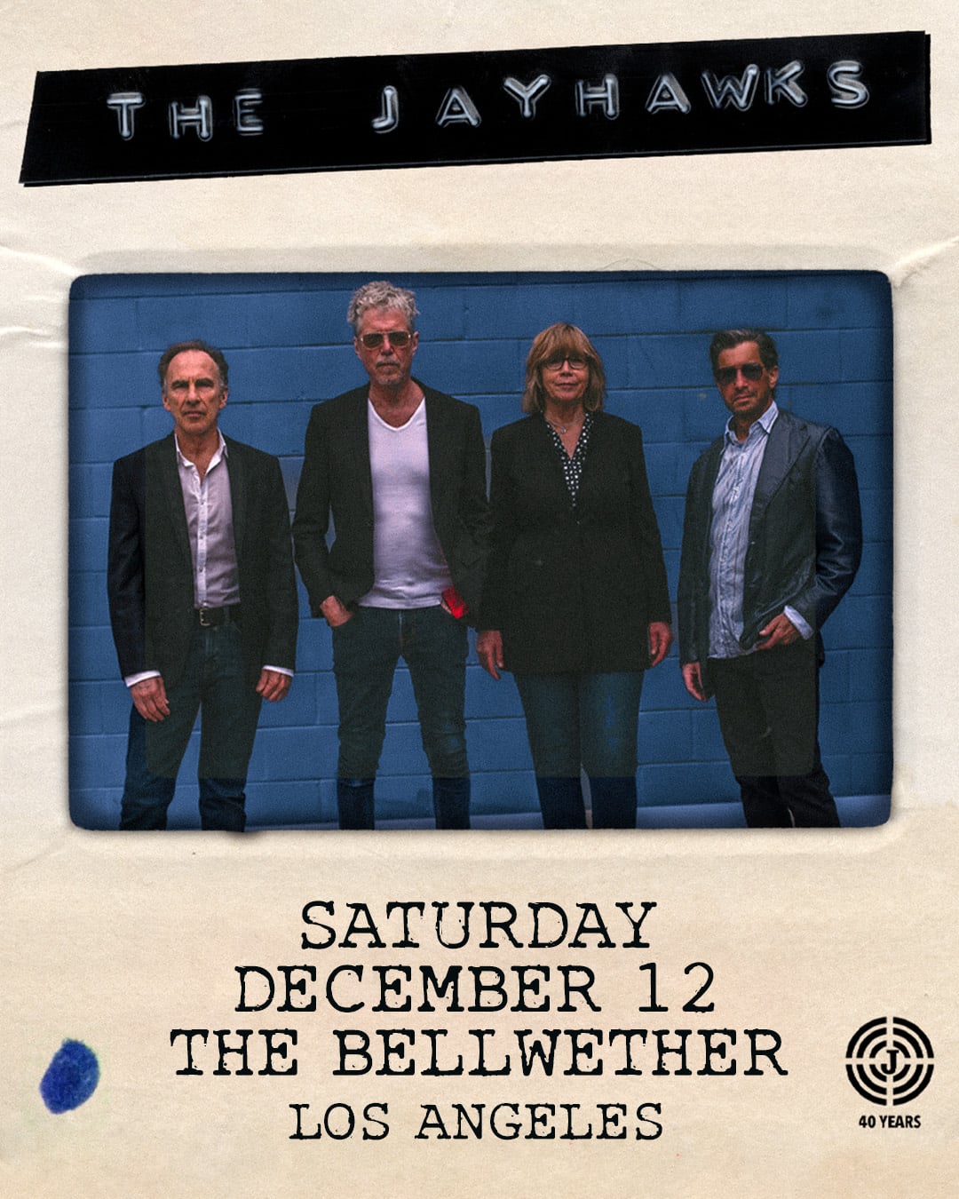 The Jayhawks at The Bellwether on December 12th