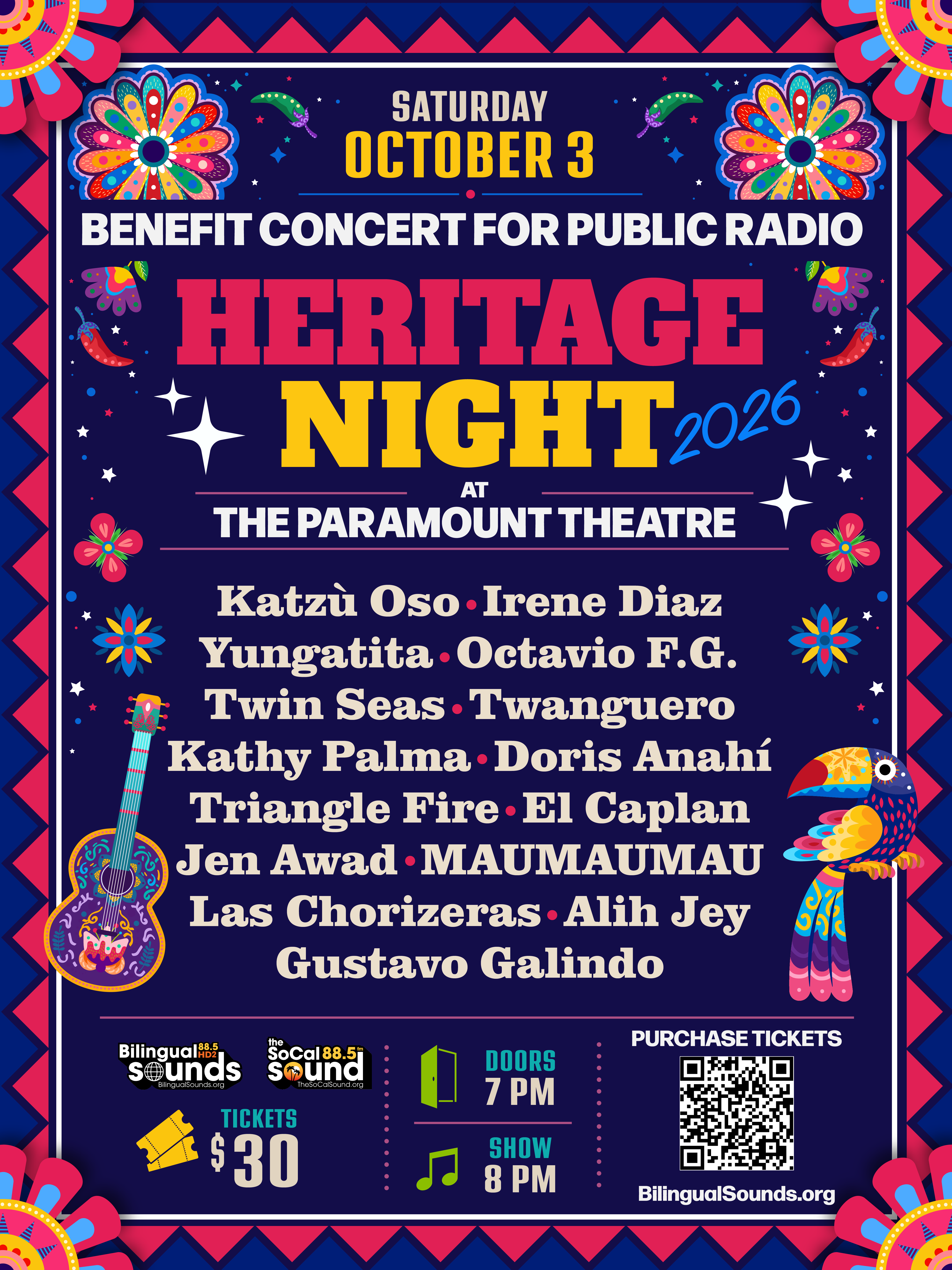 Heritage Night at The Paramount Theatre on Saturday, October 3