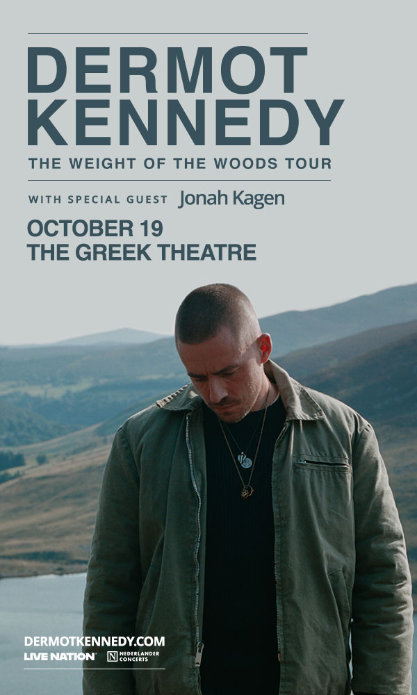 MEMBERS ONLY: Dermot Kennedy at the Greek Theater on October 19th, 2026