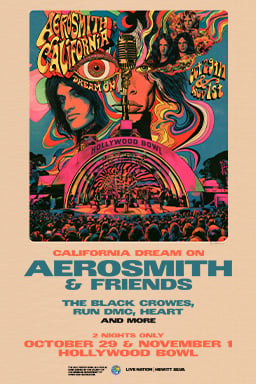 MEMBERS ONLY: Aerosmith at The Hollywood Bowl on October 19th & November 1st 2026.