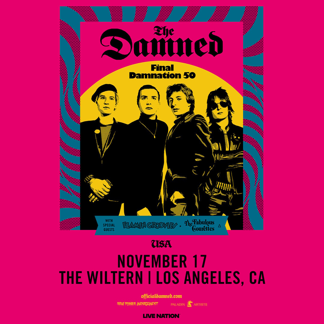 MEMBERS ONLY: The Damned at The Wiltern on November 17th, 2027.