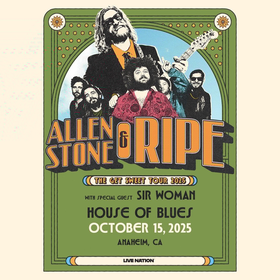 MEMBERS ONLY: Allen Stones at the House of Blues in Anaheim on October 15