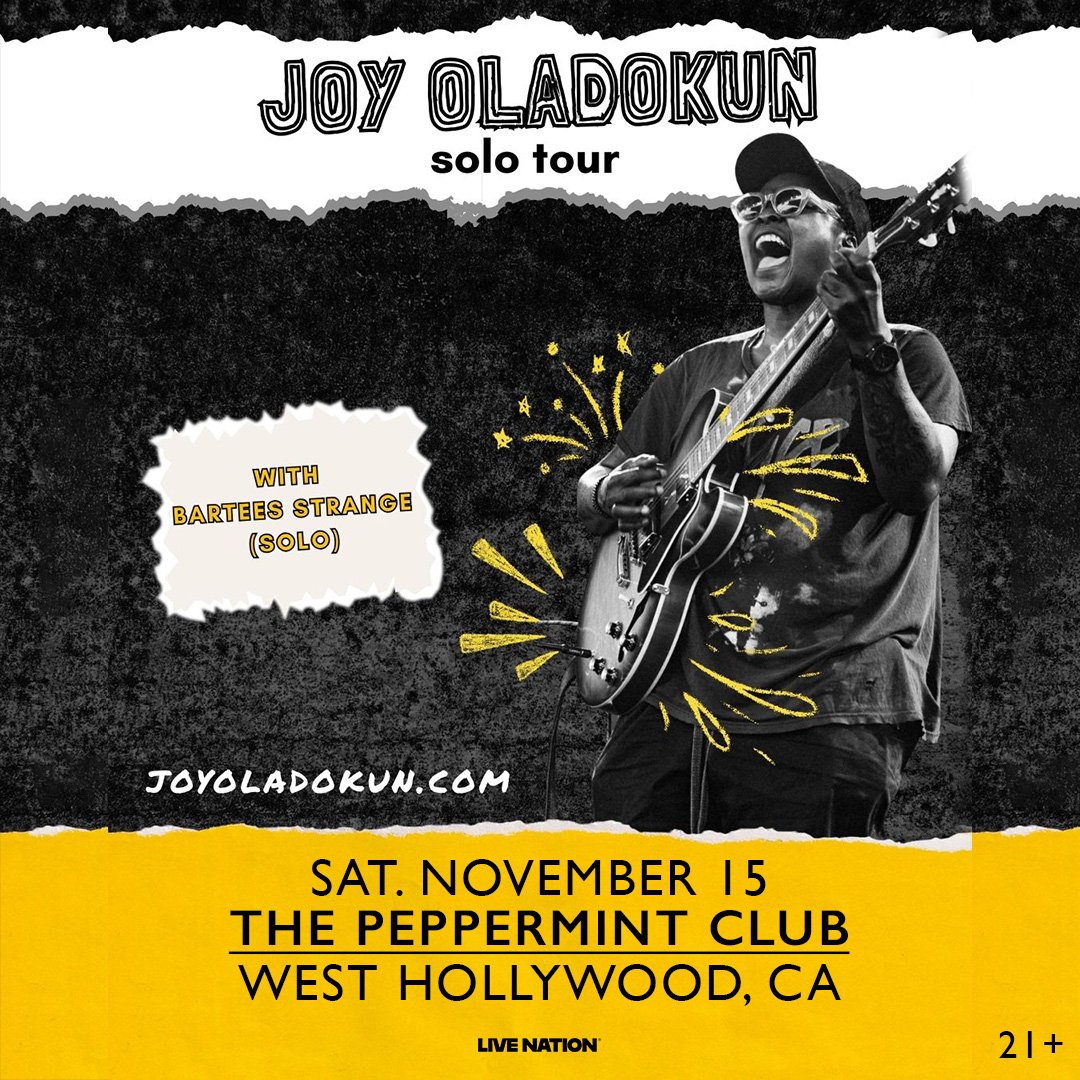 Joy Oladokun at the Peppermint Club on Saturday, November 16