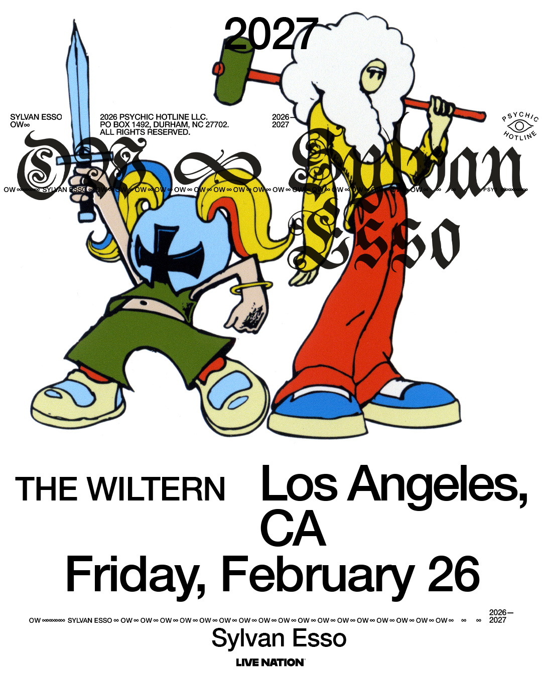 MEMBERS ONLY: Sylvan Esso at The Wiltern on February 26, 2027