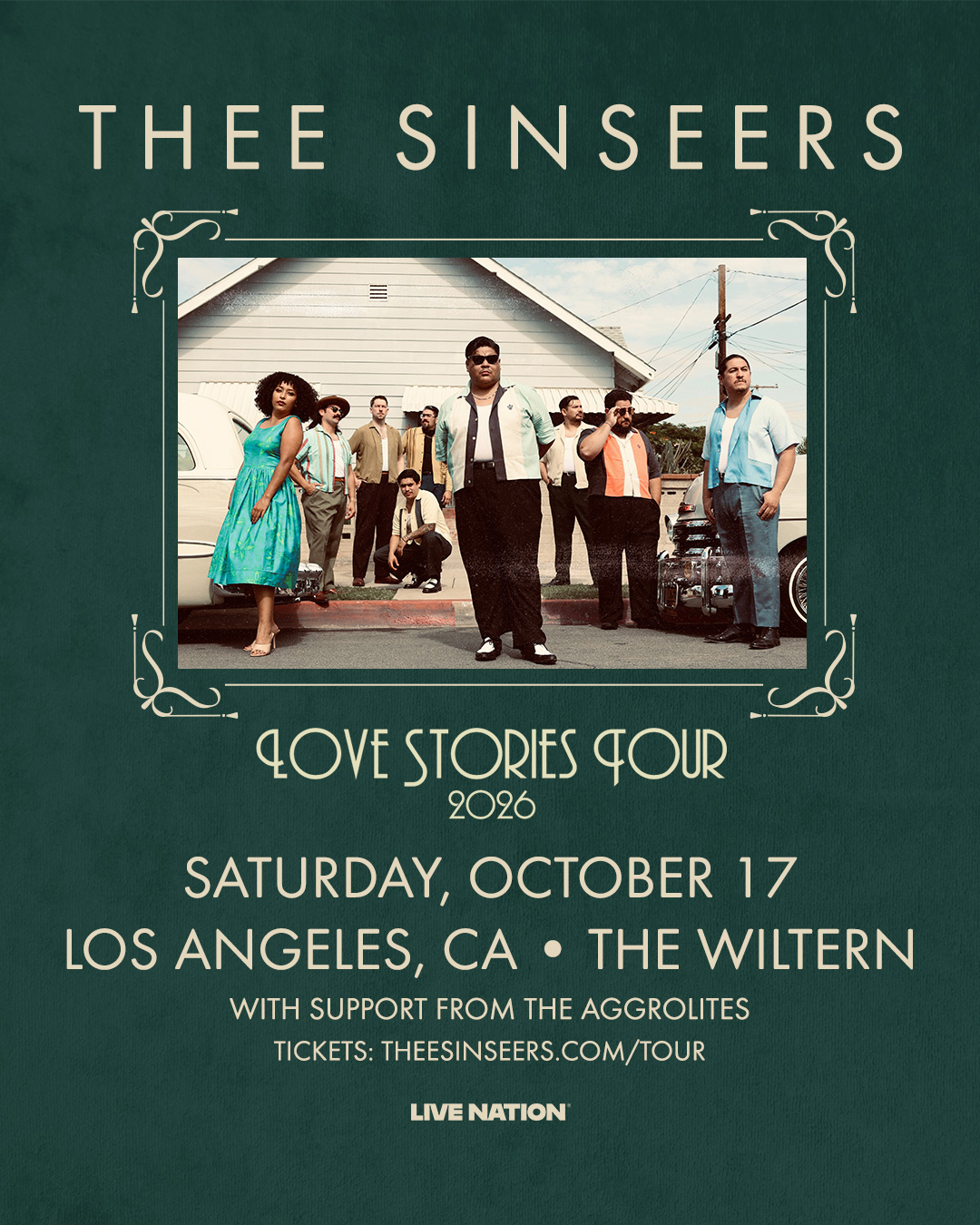 Thee Sinsees at The Wiltern on Saturday, October 17