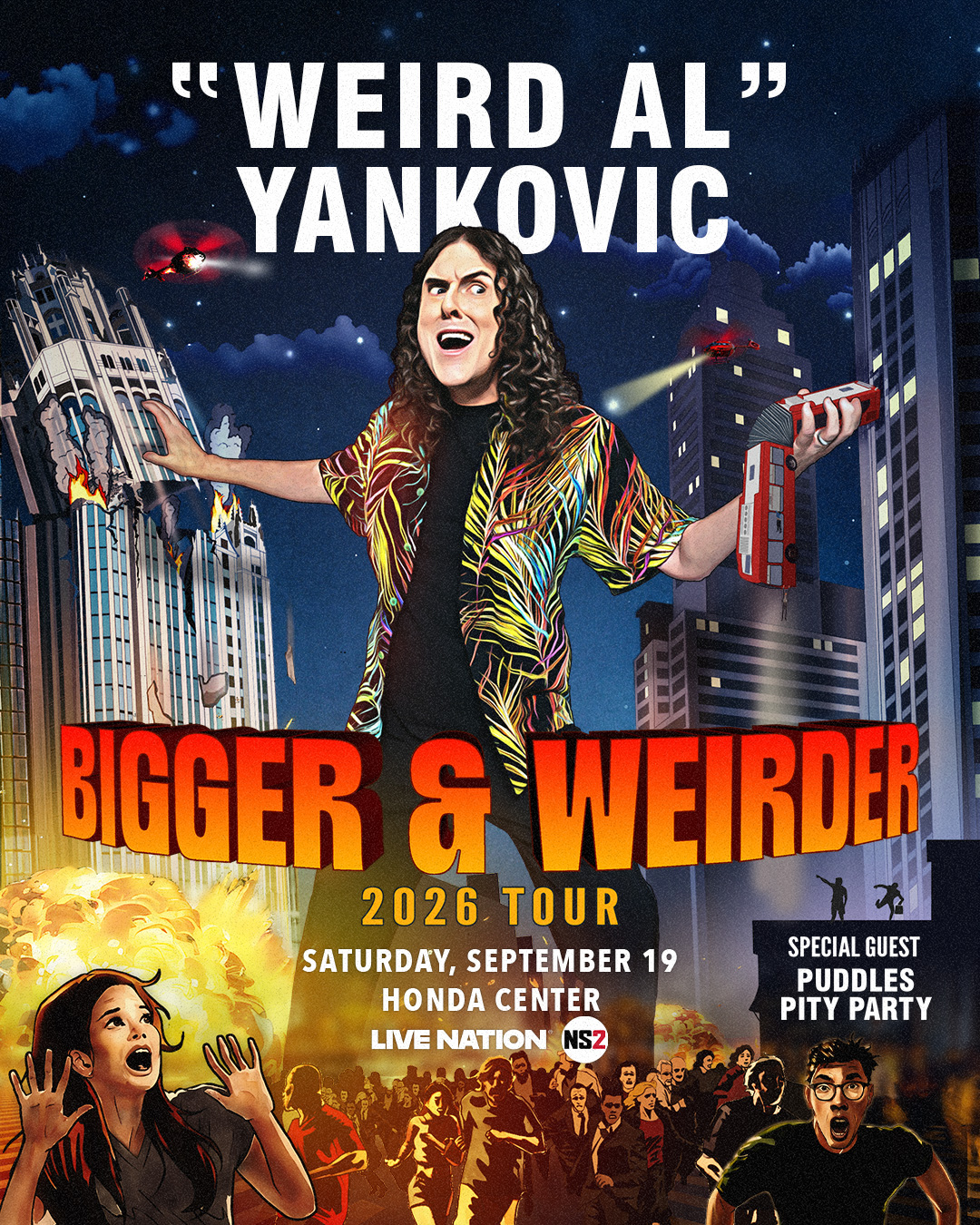 Weird Al at the Honda Center on September 19