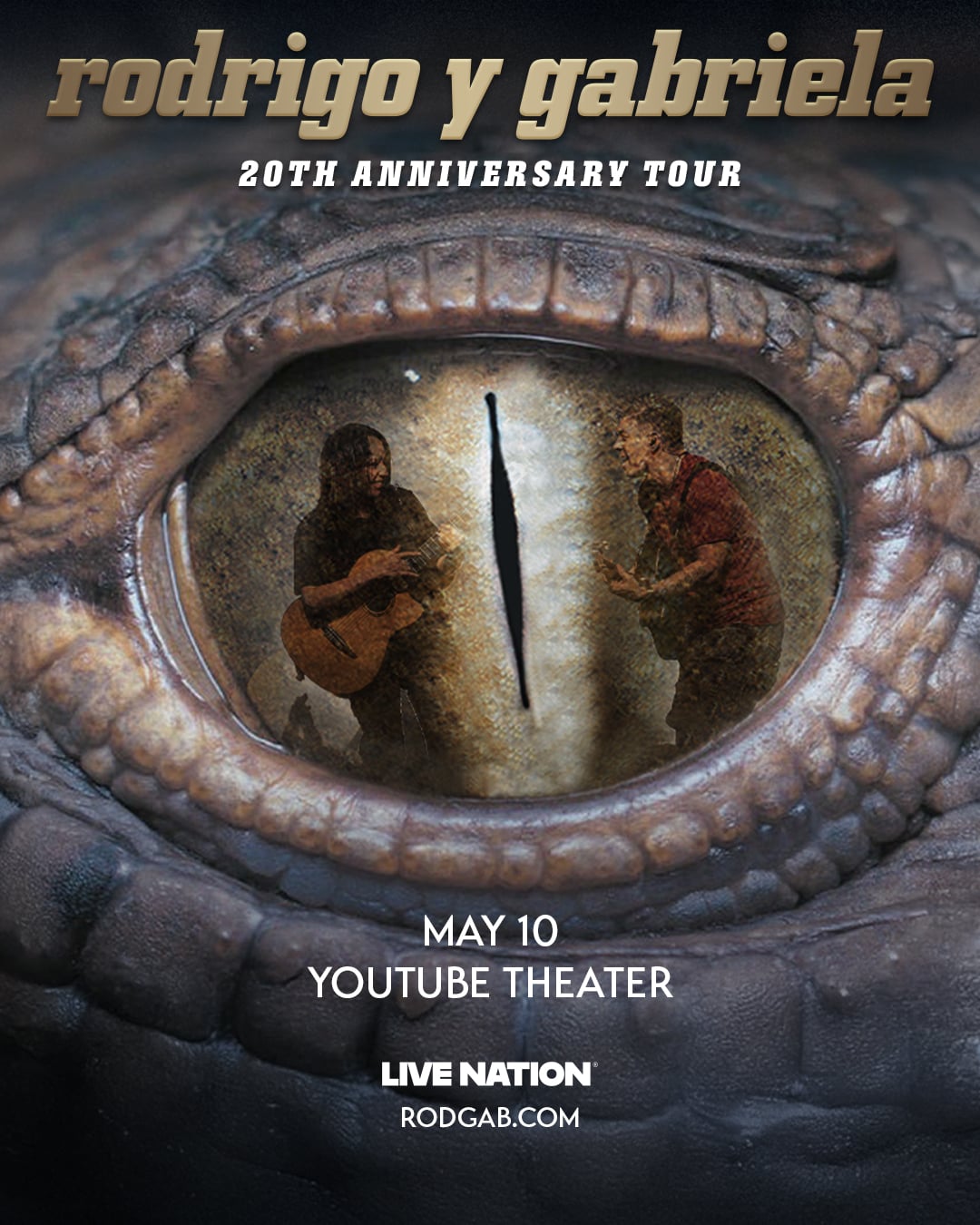 Rodrigo y Gabriela at the YouTube Theatre on Sunday, May 10, 2026