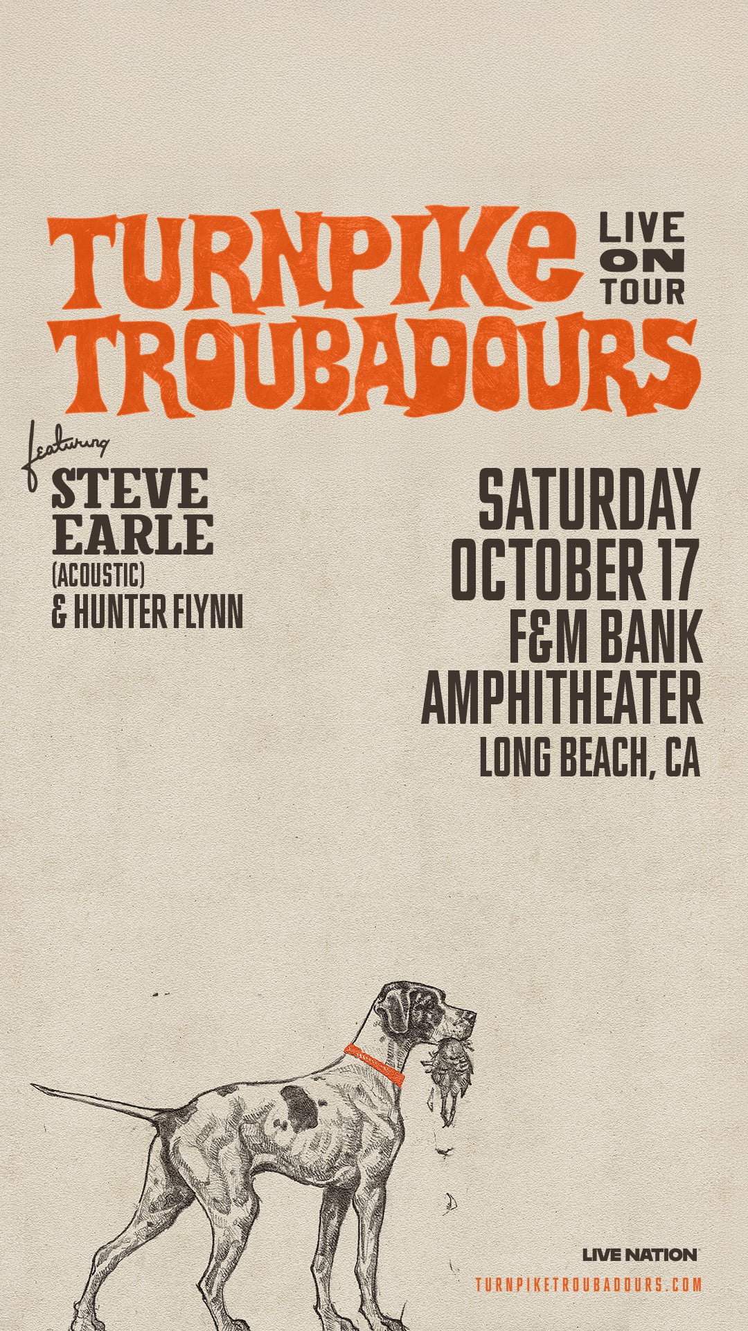 MEMBERS ONLY: Turnpike Troubadours at F&M Bank Amphitheater on Oct 17th, 2026