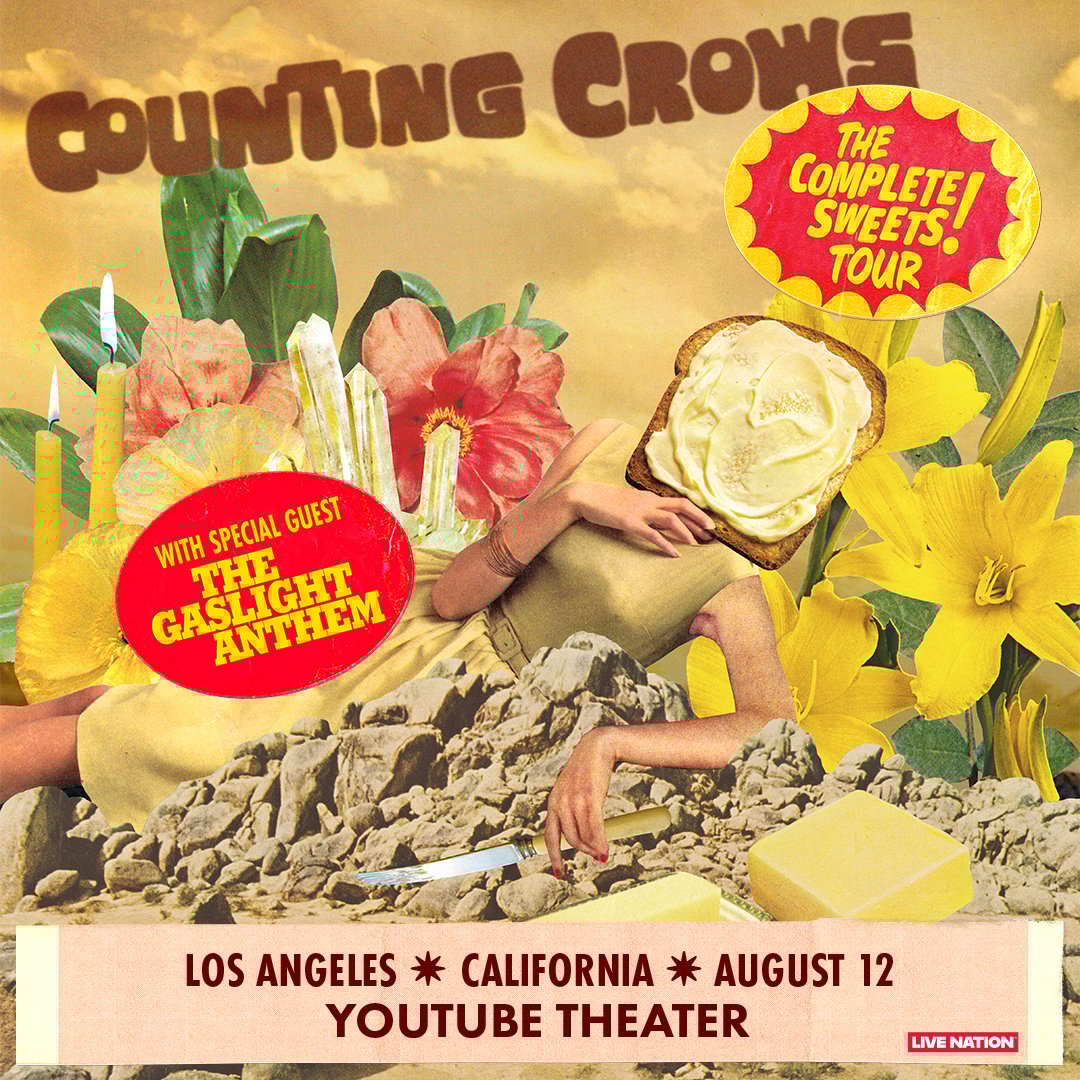 Counting Crows with The Gaslight Anthem at YouTube Theatre on Tuesday, August 12th