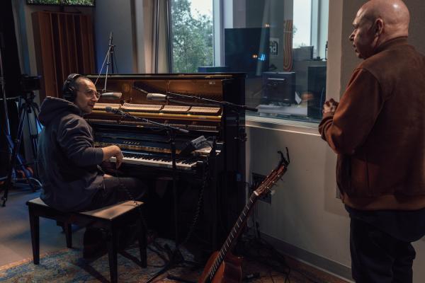 JACK ANTONOFF MATT PINFIELD IN STUDIO